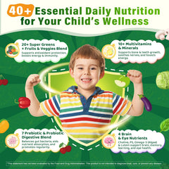 Nextdia Kids Multivitamin Gummies probiotics bottle emphasizes digestive support and resilience.