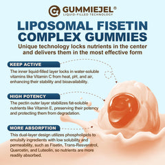 Nextdia liposomal fisetin gummies one-a-day dosing for simplicity