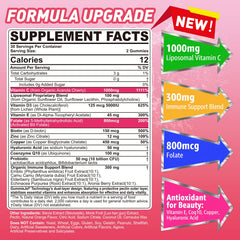 Nextdia Gummies with D3, zinc and elderberry pack layout for daily immune support.
