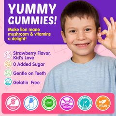 Nextdia soft strawberry-flavored gummy shell is easy to chew.