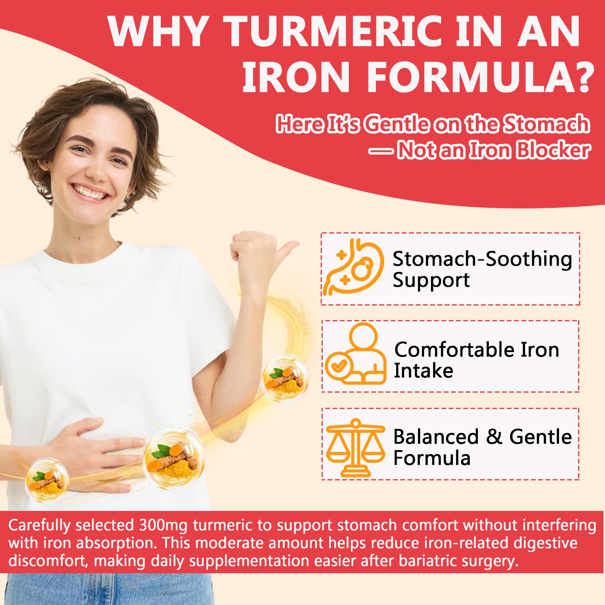 Nextdia turmeric extract with curcuminoids adds digestive comfort during iron use