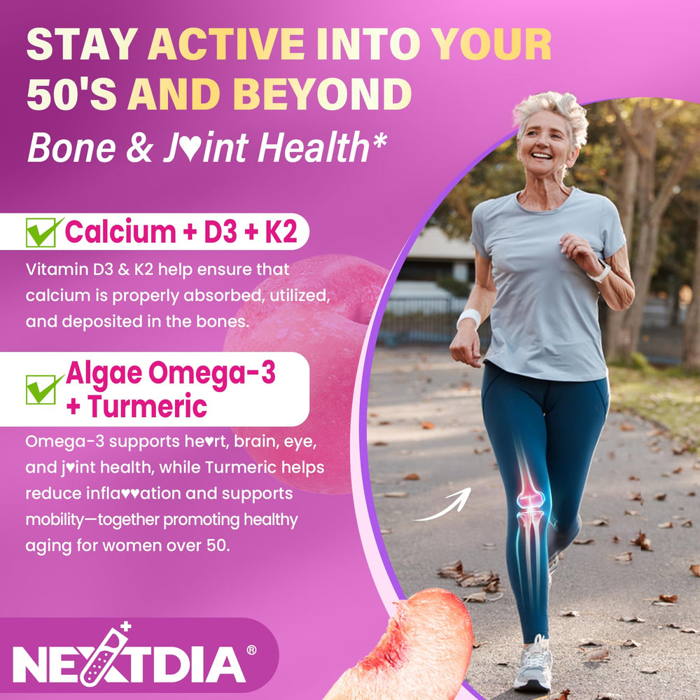 Nextdia vegan omega-3 algae visuals suggest brain and heart support