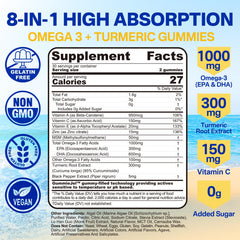 Nextdia Vegan Omega-3 Gummies close-up of mango flavor and algae DHA benefits