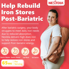 Nextdia vitamin C 250 mg acerola source supports enhanced iron absorption