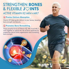 Nextdia Vitamin K2 Gummies ingredients panel close-up noting non-GMO and gluten-free
