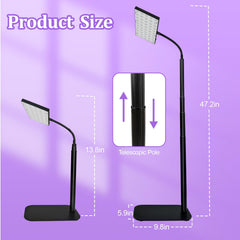 NFBMRSNC lamp positioned to cover back or shoulders for broader use.