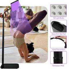 NFBMRSNC tanning lamp focused on facial application for at-home routines.