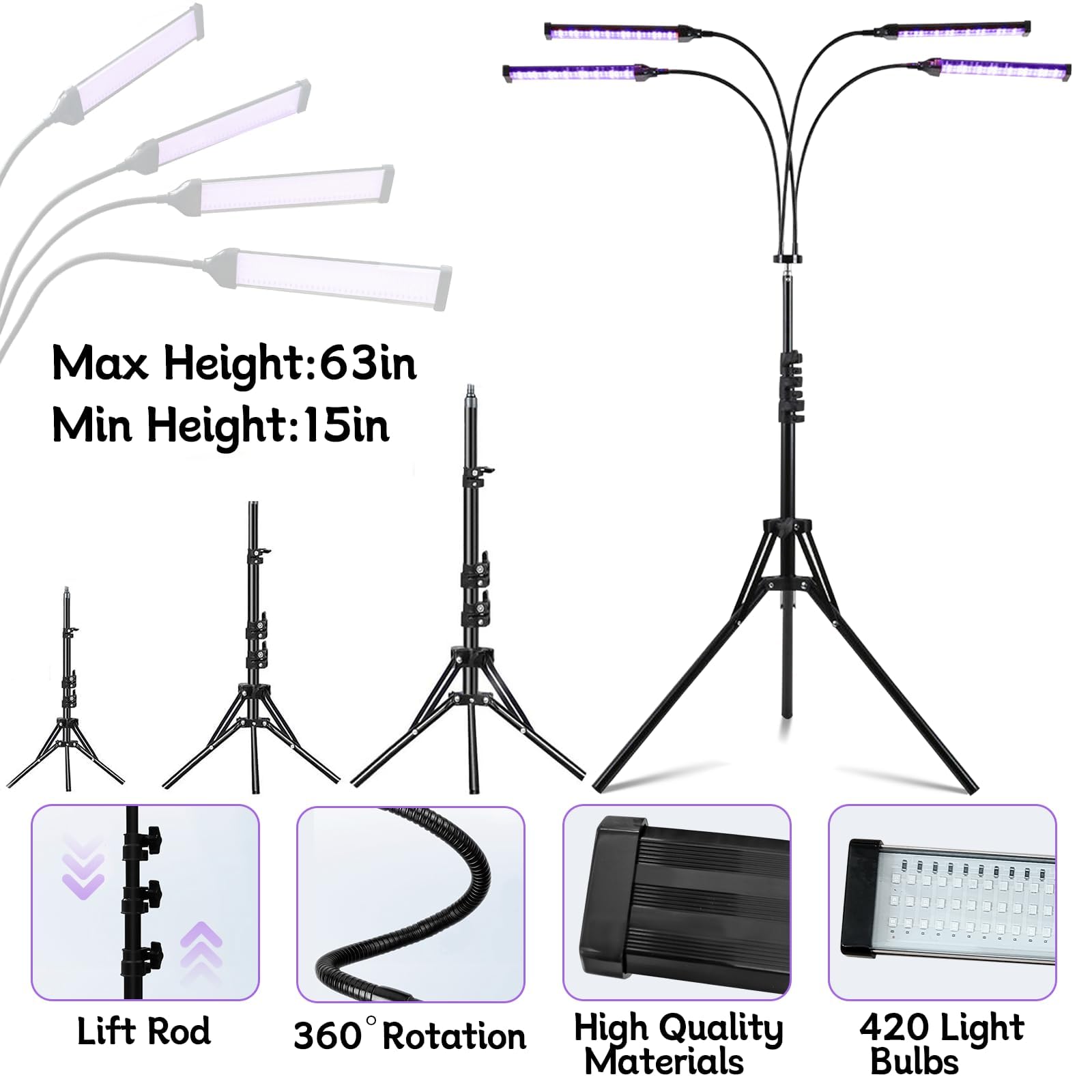 NFBMRSNC tanning lamp for home use, back view, ready for private sessions