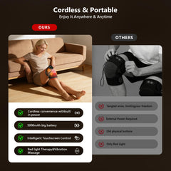 NGCES doctor-recommended infrared knee massager supports soft joint care