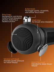 NHO massage gun lightweight compact design easy handling.