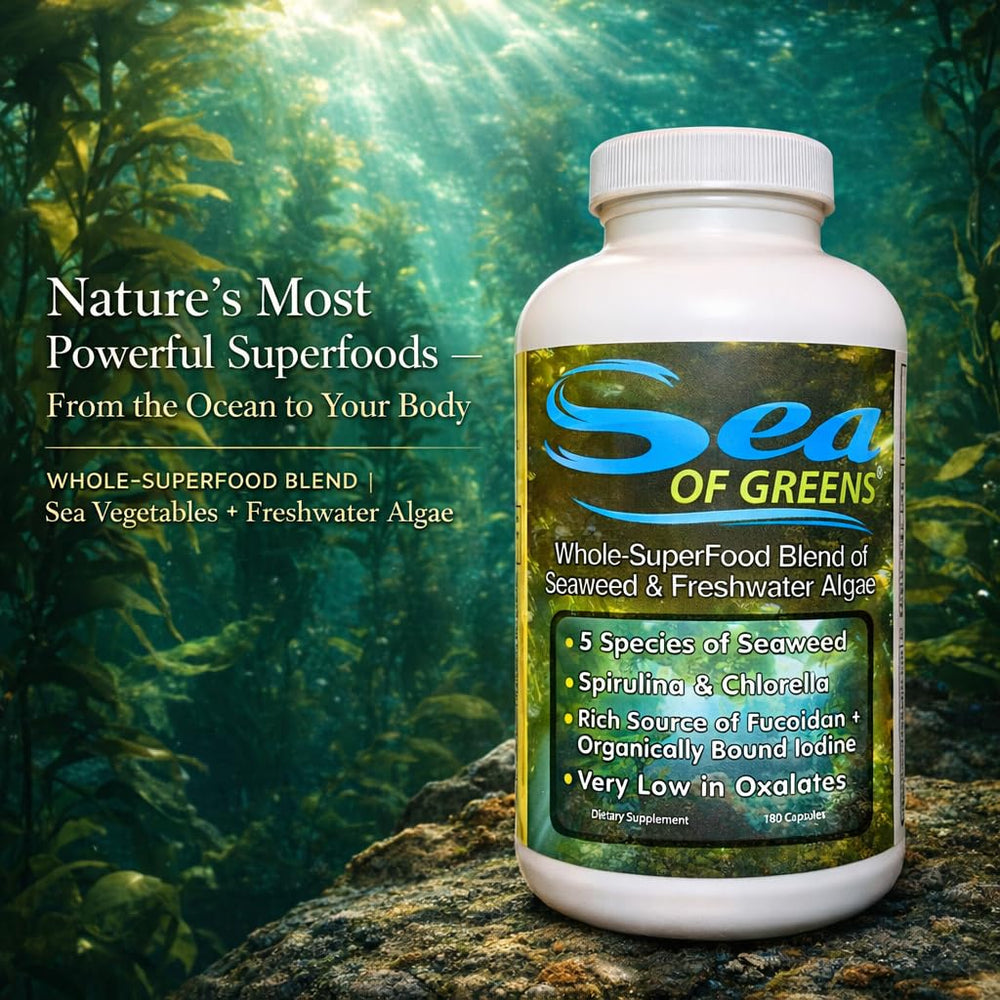 NHS Global Sea of Greens pour demonstrates easy daily intake.