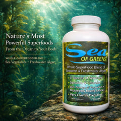 NHS Global Sea of Greens pour demonstrates easy daily intake.