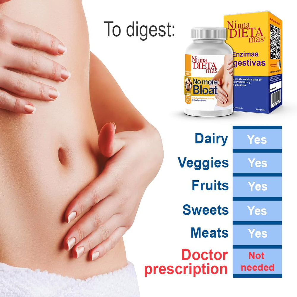 Ni una dieta más reflux-digestion-aid tablet pictured for reflux-friendly meals