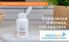 Niacinex product front label displaying 200 tablets count.