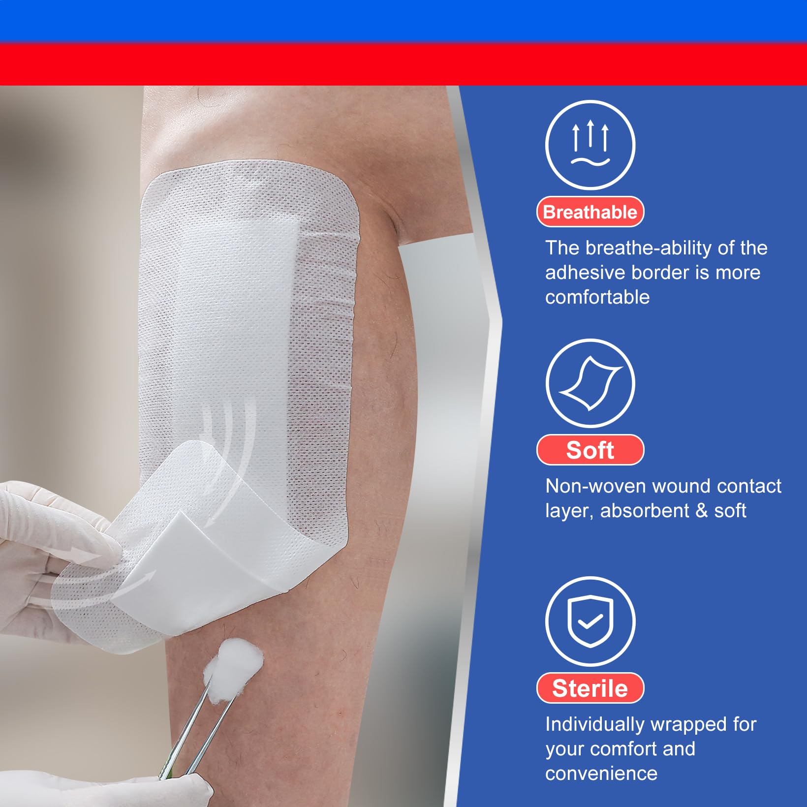 Niceful latex-free design is easy to remove without skin irritation.