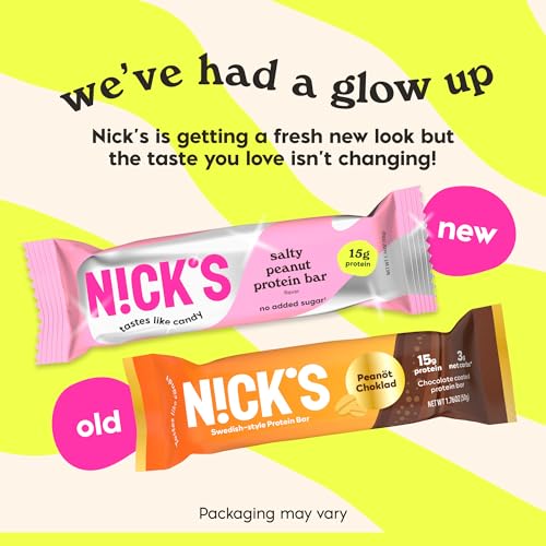 N!CK'S chocolate-coated protein bar with rich coating and aroma.