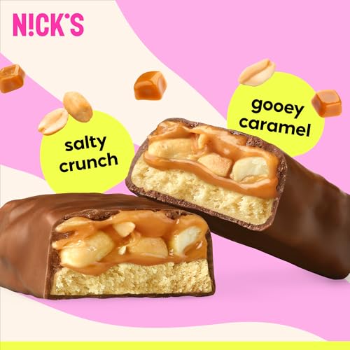 N!CK'S bar provides 15g protein per serving for fullness and energy.