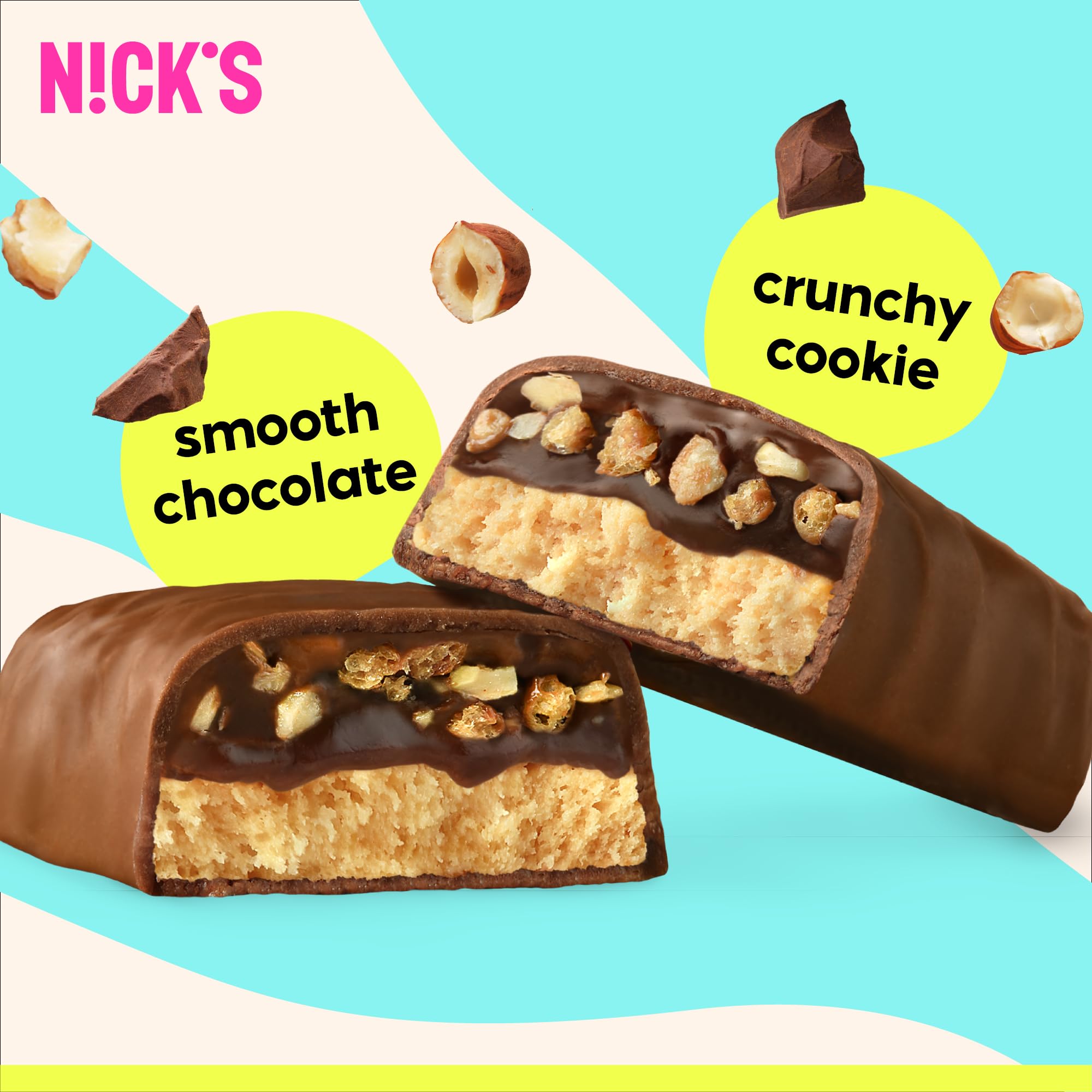 Nick's Crispy Cookie Chocolate 12-pack tray, ideal for sharing at work.