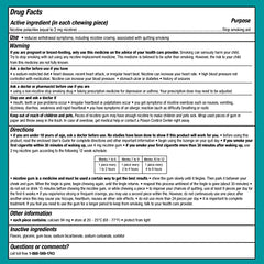 Nicorette 2 mg gum original 110 pieces packaging front view