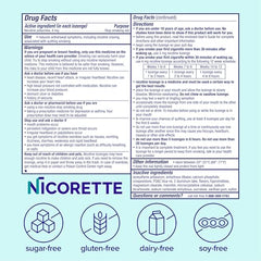 HSA/FSA eligible Nicorette packaging badge displayed