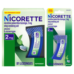 Nicorette packaging for on-the-go quit support.