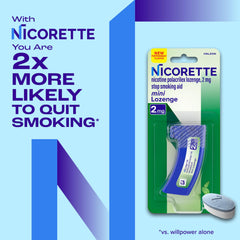 Nicorette lozenges tucked into a pocket-sized purse for easy access.