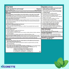 Nicorette quit-program-guide image suggests structured six-week plan