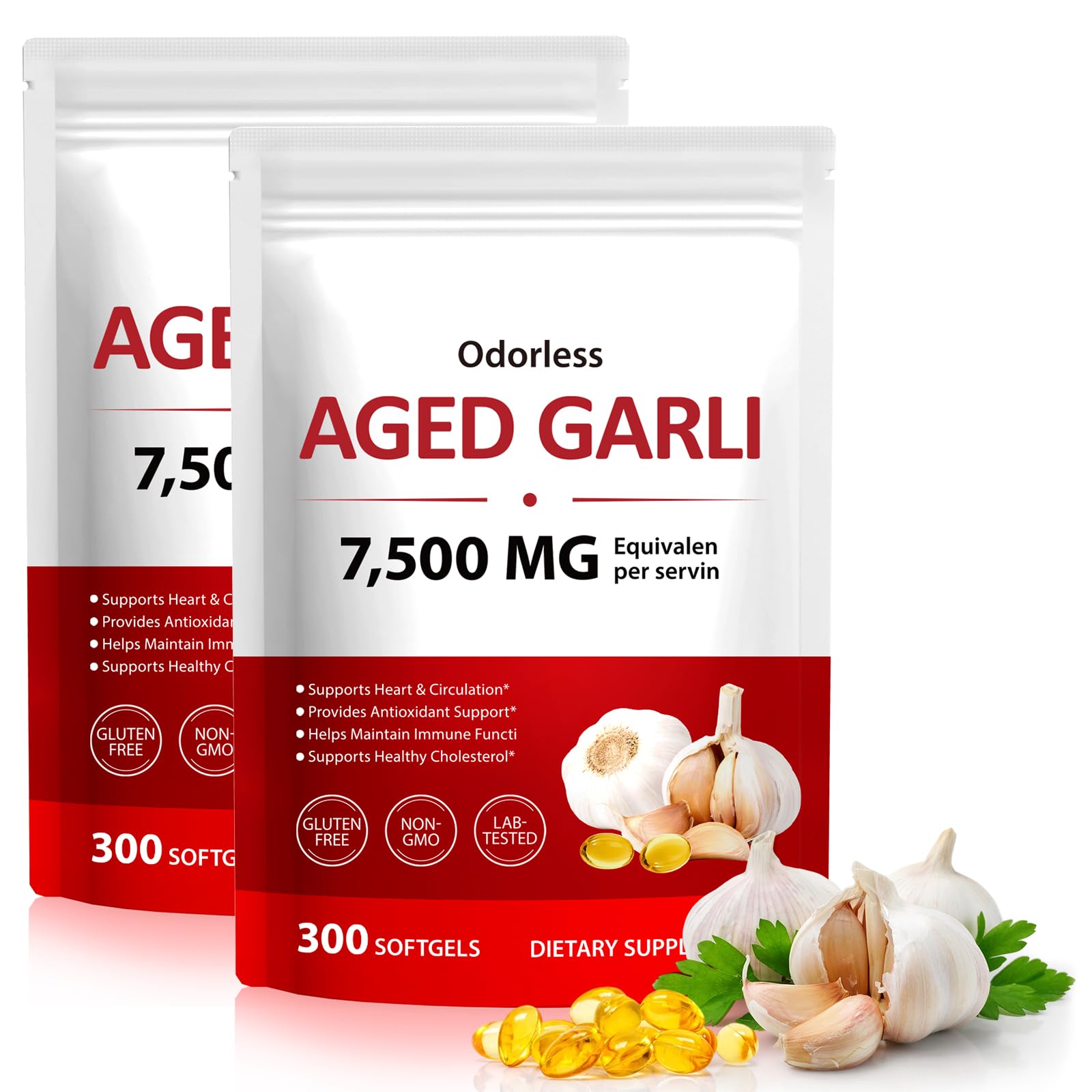 NIFEISHI aged garlic extract bottle showcases potent daily wellness support.