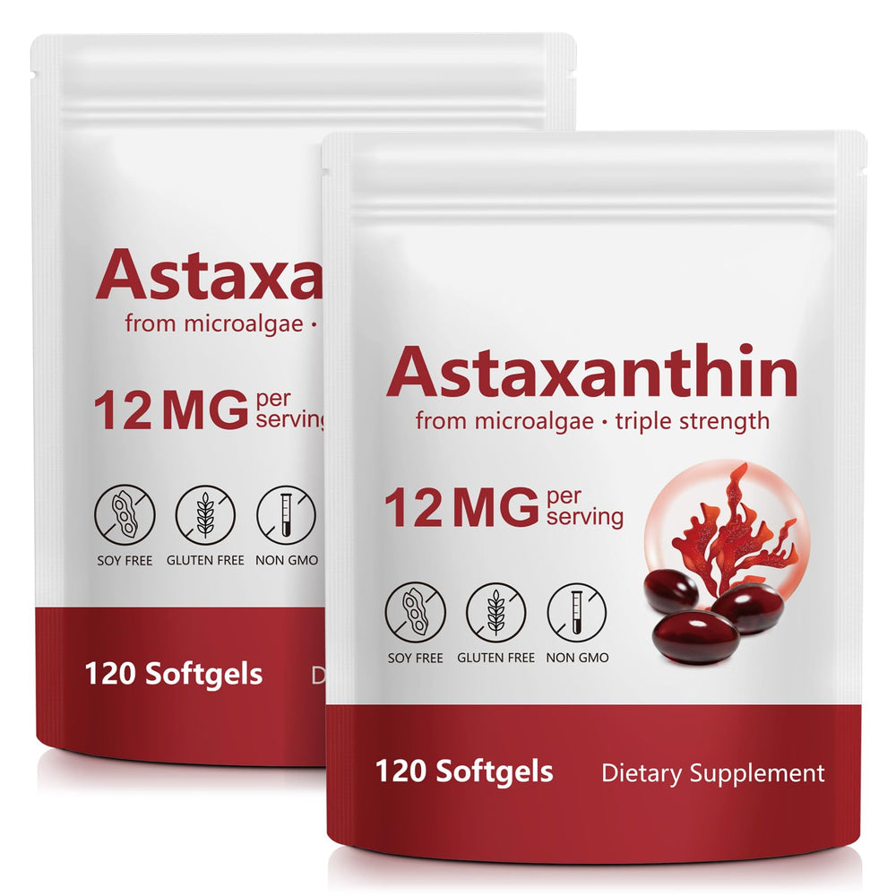 NIFEISHI Astaxanthin bottle front supports daily antioxidant wellness.