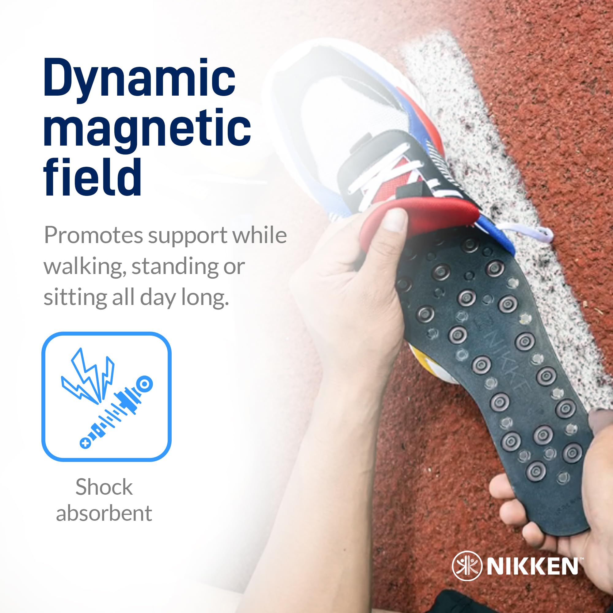 Nikken Kenko mSteps multi-angle magnetic coverage improves durability