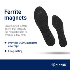 Nikken Kenko mSteps ferrite magnets create a stronger flux path