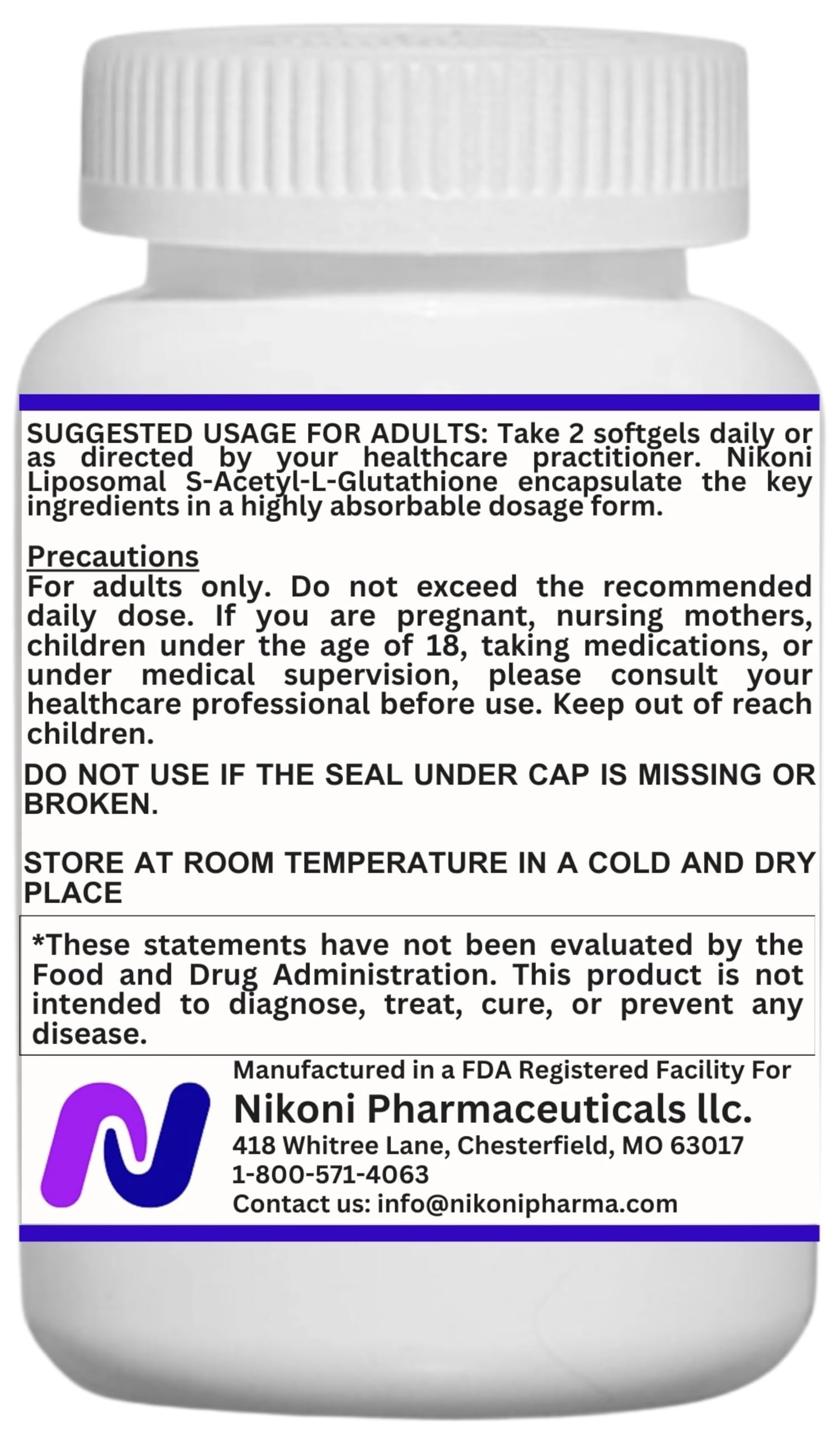 Nikoni Hyaluronic acid capsule closeup emphasizing skin hydration