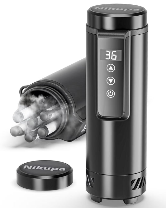 Nikupa insulin cooler case front view, compact travel-friendly design for easy transport