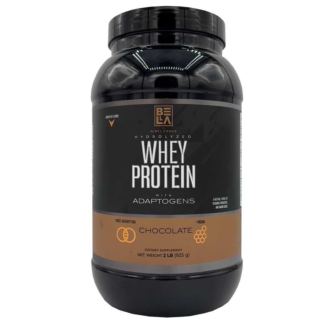 NINEL CONDE hydrolyzed whey protein with adaptogens serving for energy and recovery