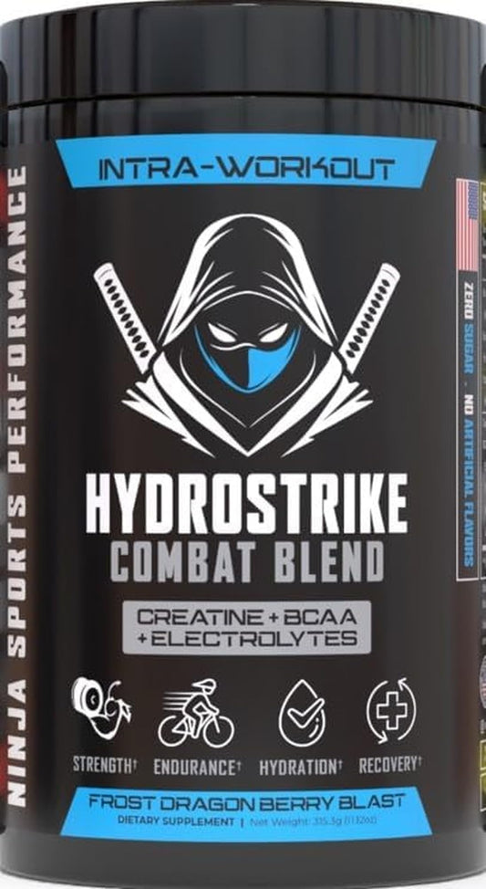 Ninja Sports Performance HydroStrike bottle display for easy hydration between sets.