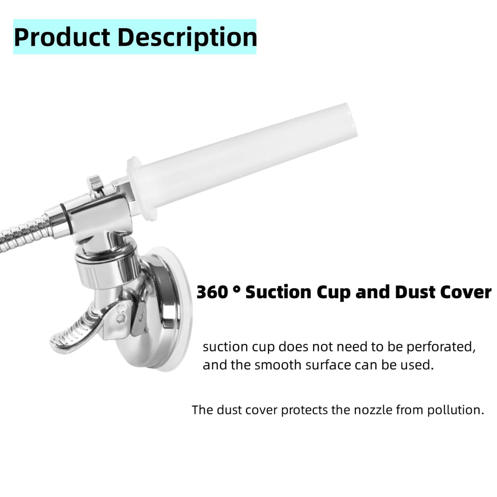NINXIMI 3-nozzle set for vaginal and anal cleansing options.