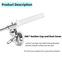 NINXIMI 3-nozzle set for vaginal and anal cleansing options.