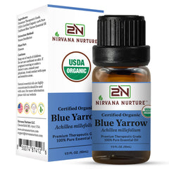 Nirvana Nurture Blue Yarrow bath-time setup invites soothing self-care