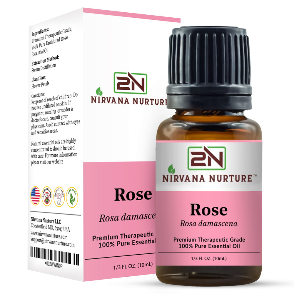 Nirvana Nurture Rose Oil blended in skincare for hydration and glow