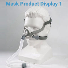 NISEFECTO CPAP mask tube connects smoothly for uninterrupted therapy.