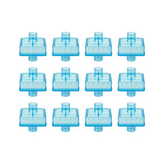 Nispira CPAP inline filter closeup, compact 12-pack for quick nightly replacements