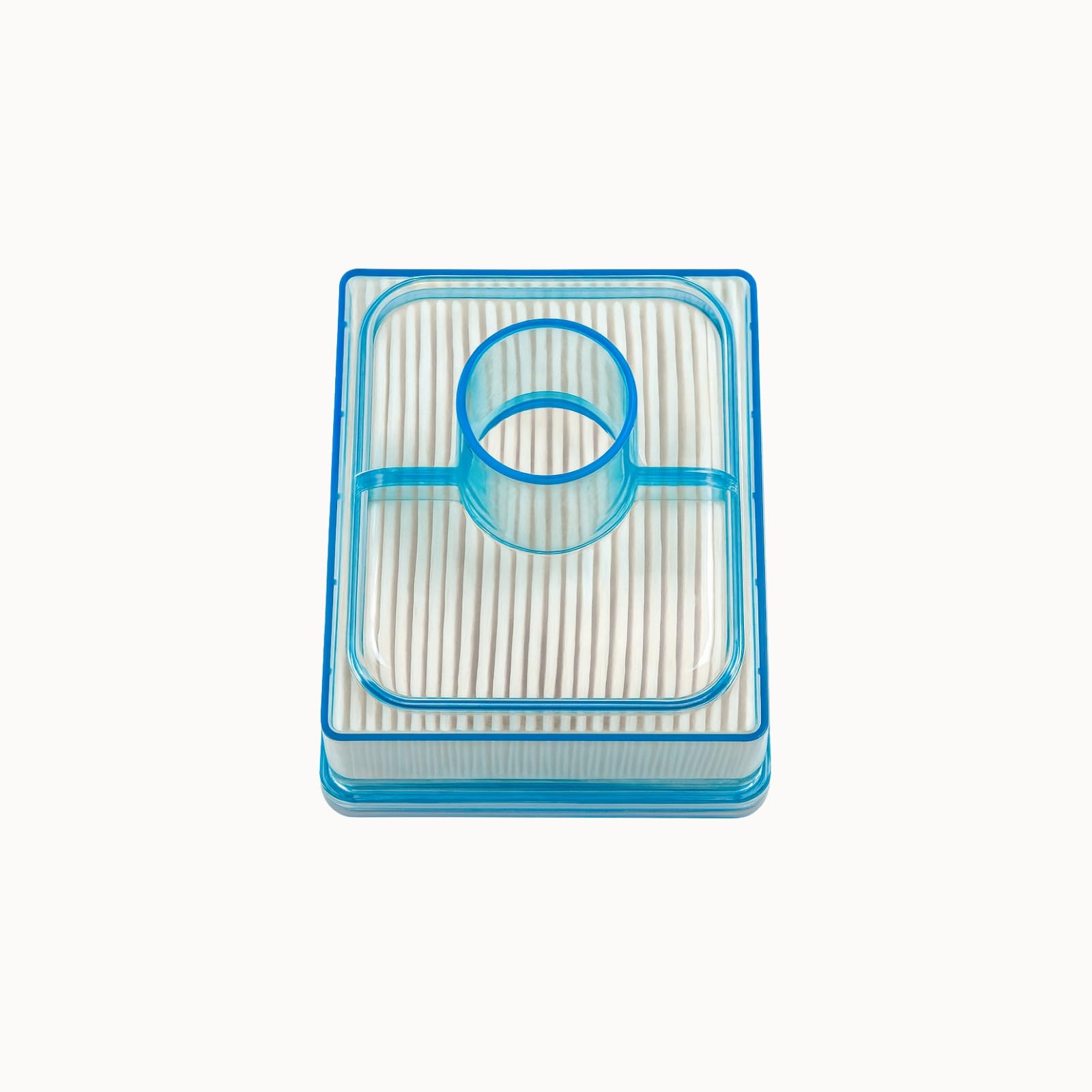 Nispira CPAP inline filter in use between tubing and device