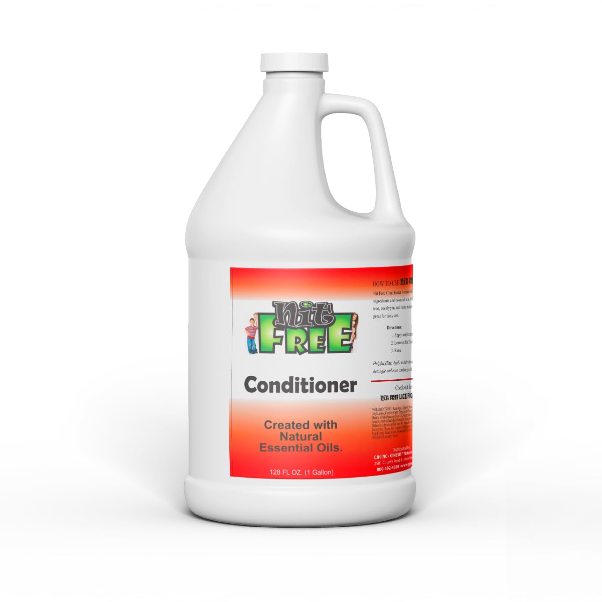 Nit Free Conditioner 128oz bottle ready for detangling and hydration.