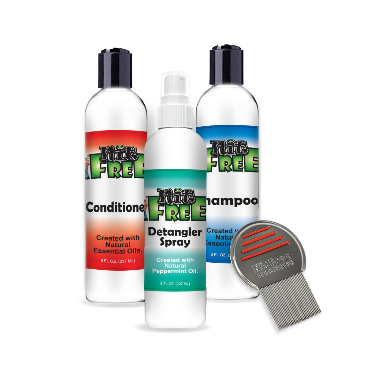 Nit Free Terminator Comb closeup for efficient at‑home lice management.