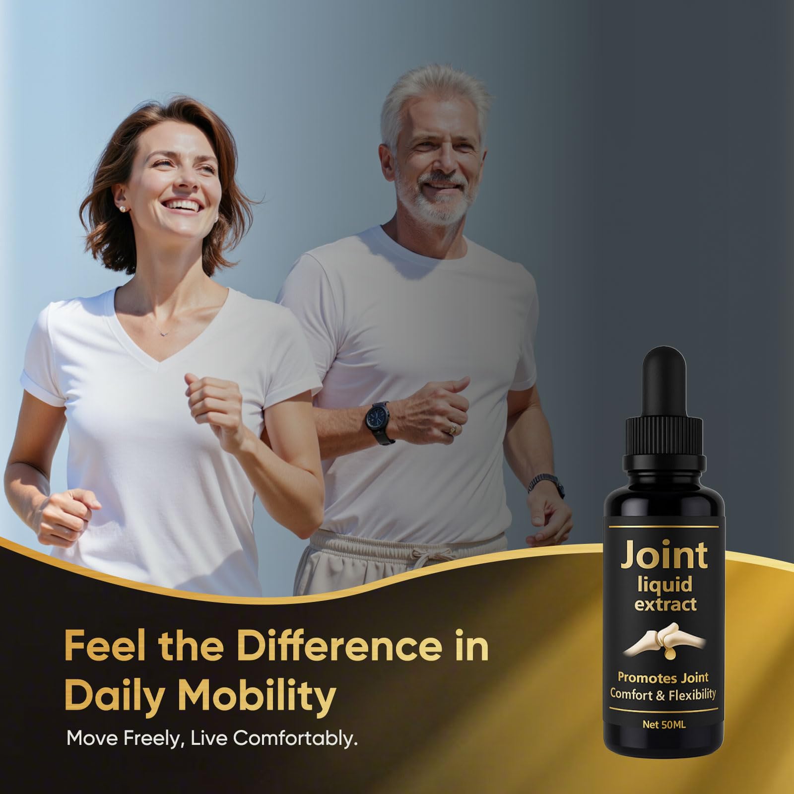 Nitidissima Joint Extract label bottle showcases vegan, organic blend for easy daily use.