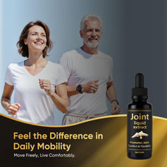 Nitidissima Joint Extract label bottle showcases vegan, organic blend for easy daily use.