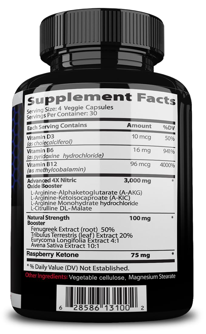 NITROCUT capsules 120-count pack showcases convenient dosing for training