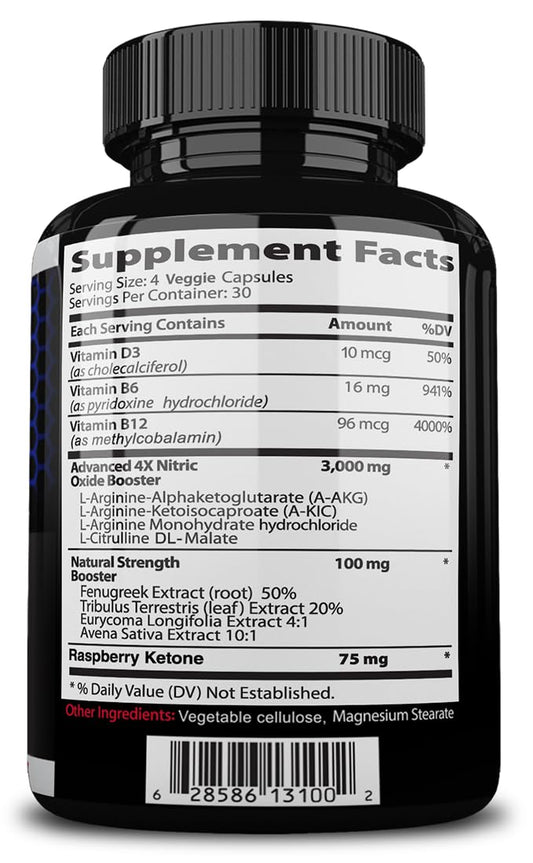 NITROCUT capsules 120-count pack showcases convenient dosing for training
