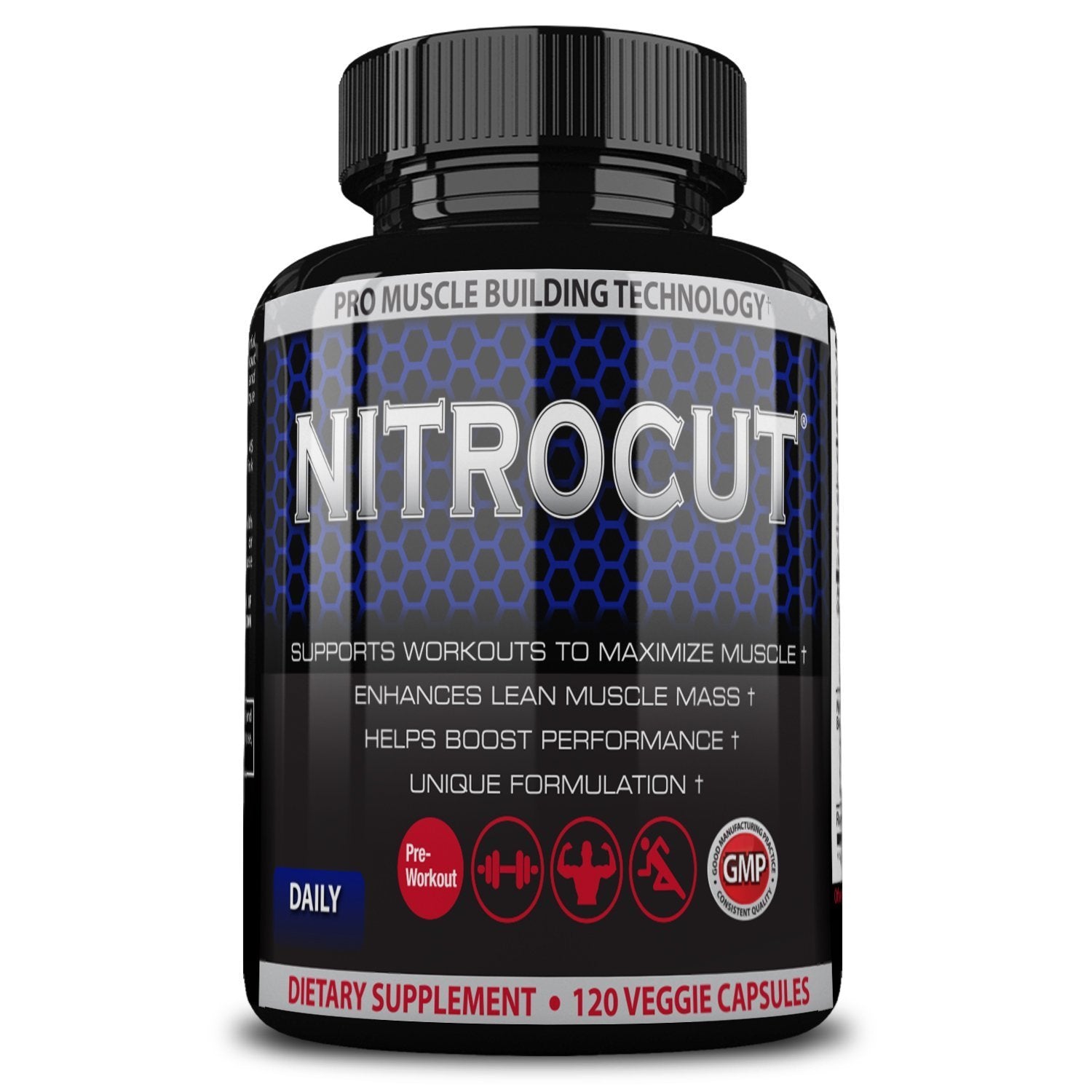 NITROCUT workout scene shows athletes using pre workout for energy and focus