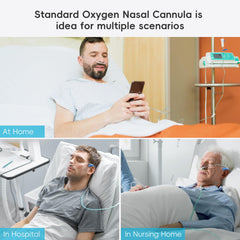 NITTIID ear cushions improve comfort on the nasal tube.